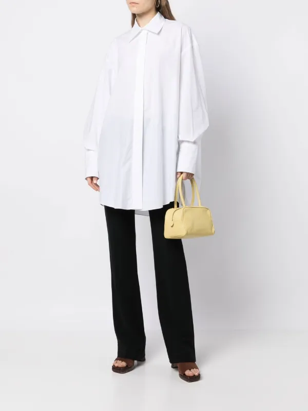 PATOU★コットンシャツワンピース 関税込 Patou コットン シャツワンピース | ホワイト | FARFETCH JP