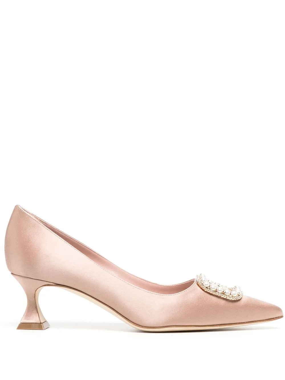

Manolo Blahnik zapatillas Fabeta con tacón de 55mm - Rosado