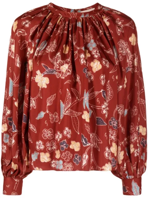 Ulla Johnson blouse en soie à fleurs
