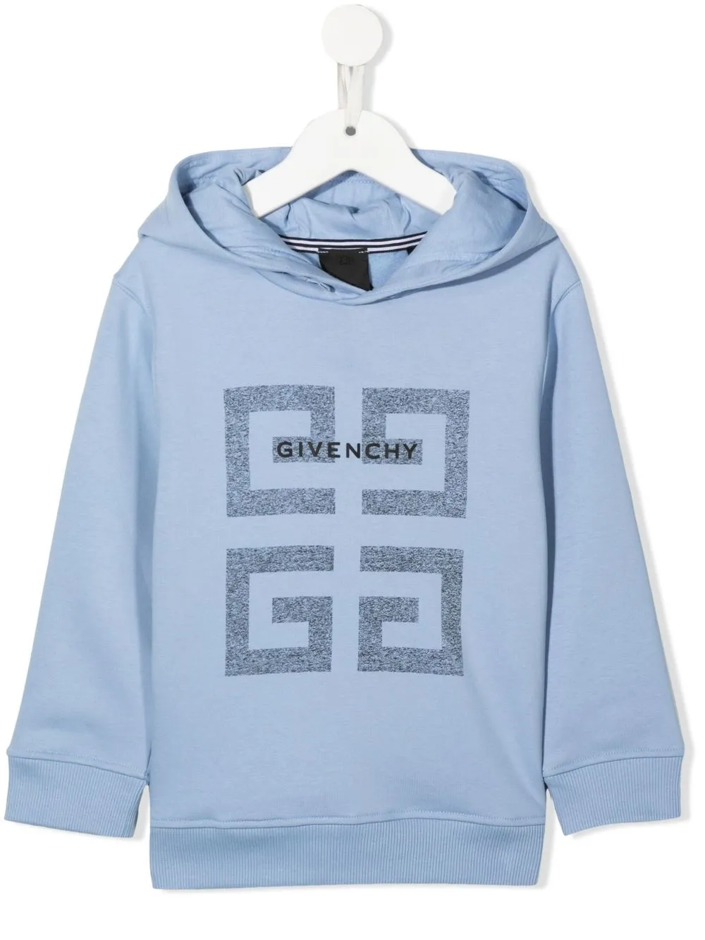 

Givenchy Kids logo-print pullover hoodie - Blue