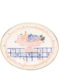 Gunia Project fruit-paint ceramic plate - Neutrals