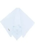 Gunia Project broderie-anglaise cotton scarf - Blue