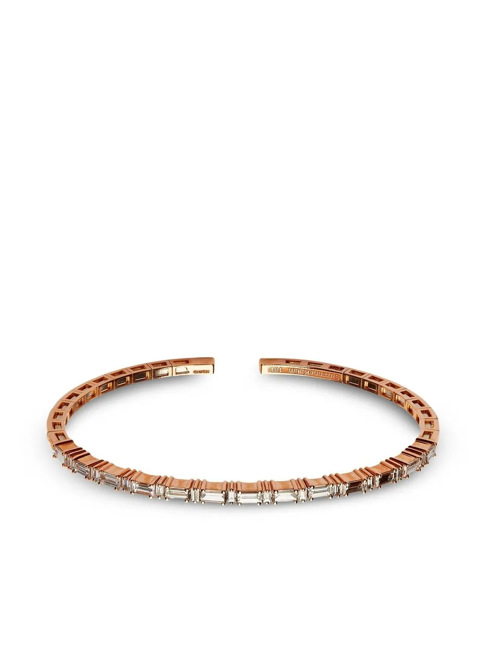 

Suzanne Kalan brazalete en oro rosa de 18kt con diamantes - Rosado