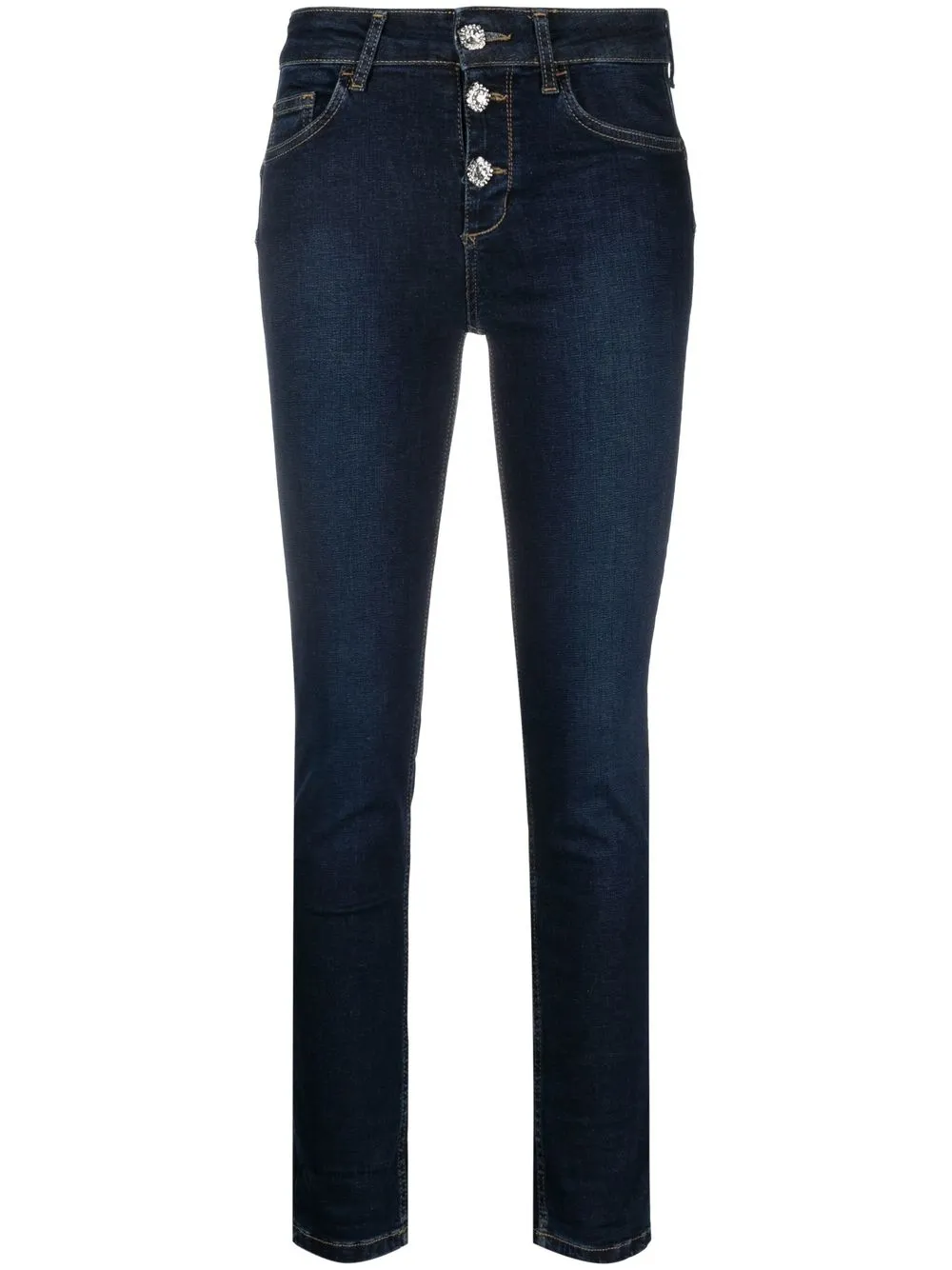 Liu •jo High-waist Straight-leg Jeans In Blue