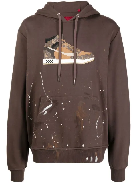 Mostly Heard Rarely Seen 8-Bit hoodie con estampado de serpiente 