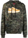Mostly Heard Rarely Seen 8-Bit camouflage-print long-sleeve hoodie - Green