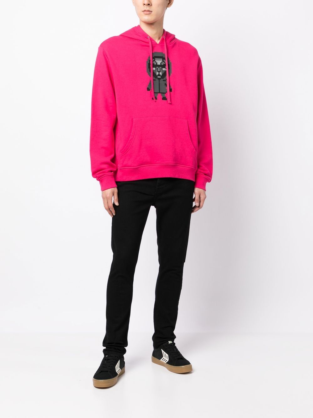 Mostly Heard Rarely Seen 8-Bit Head Master hoodie - Roze