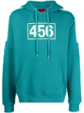 Mostly Heard Rarely Seen 8-Bit embossed-motif long-sleeve hoodie - Green
