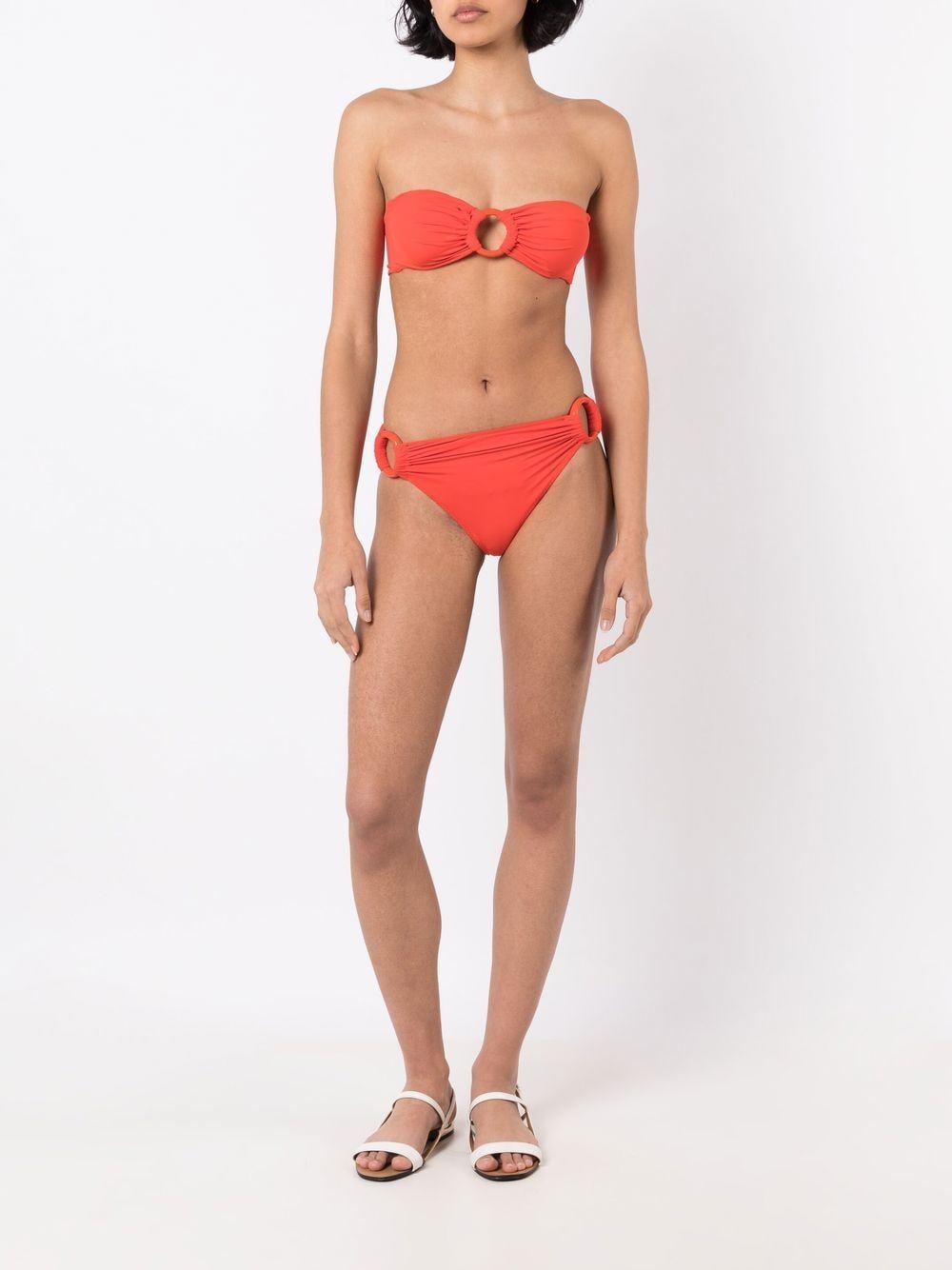 Shop Clube Bossa Christen Strapless Bikini Top In Orange