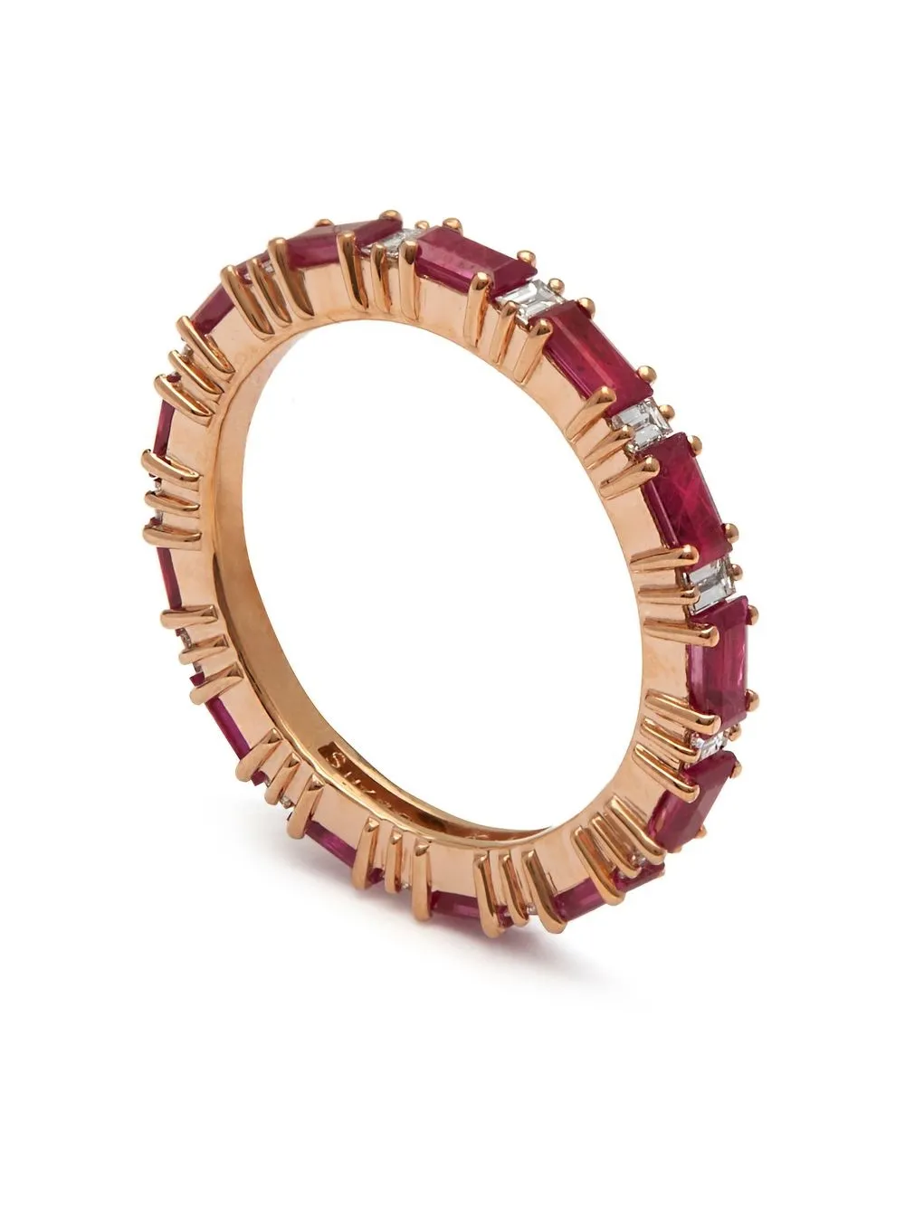 18kt Rose Gold Ruby Eternity Ring