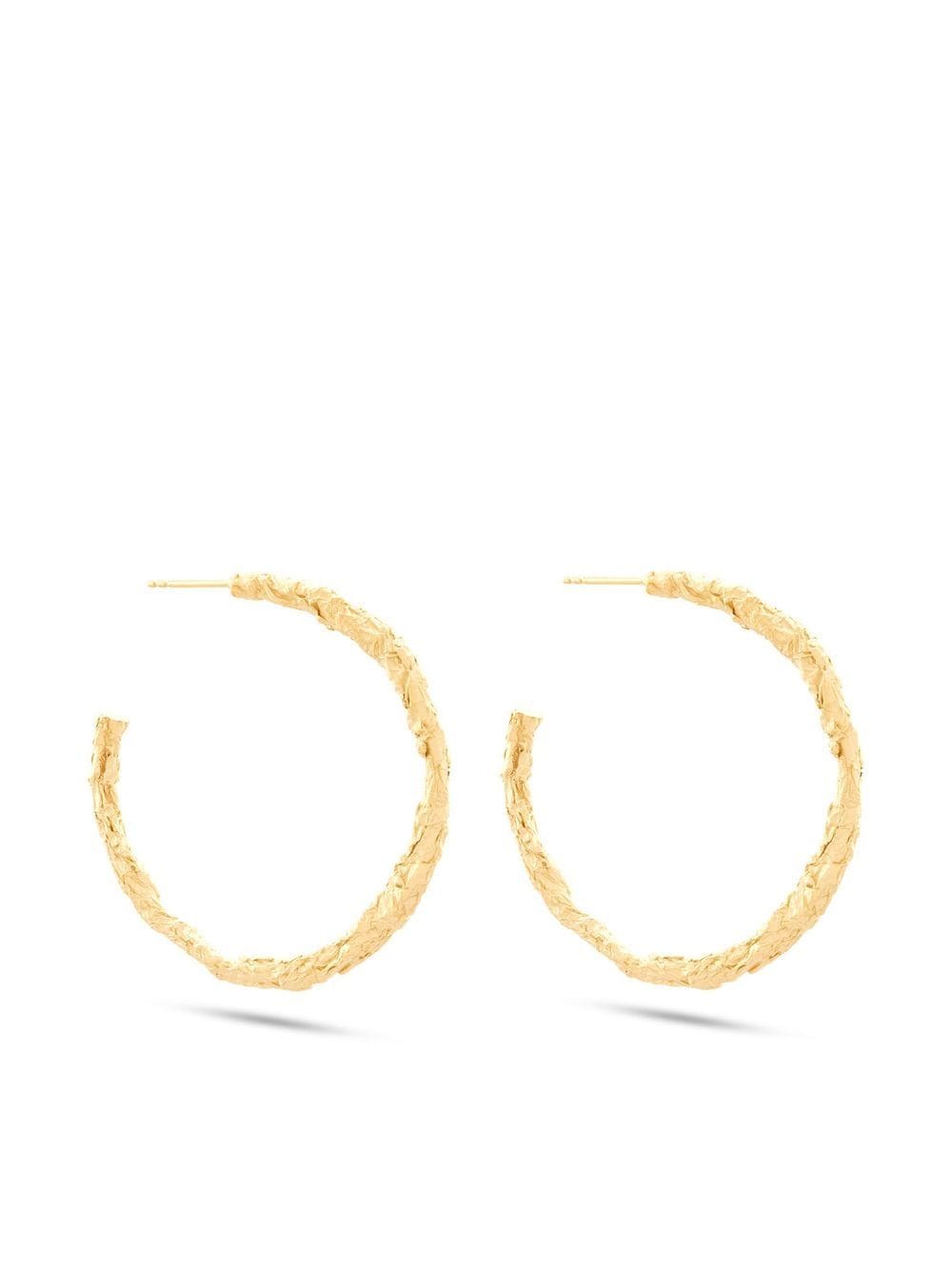 

Completedworks gold-plated hoop earrings