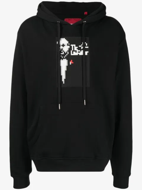 Mostly Heard Rarely Seen 8-Bit Mobstergraphic-print pullover hoodie