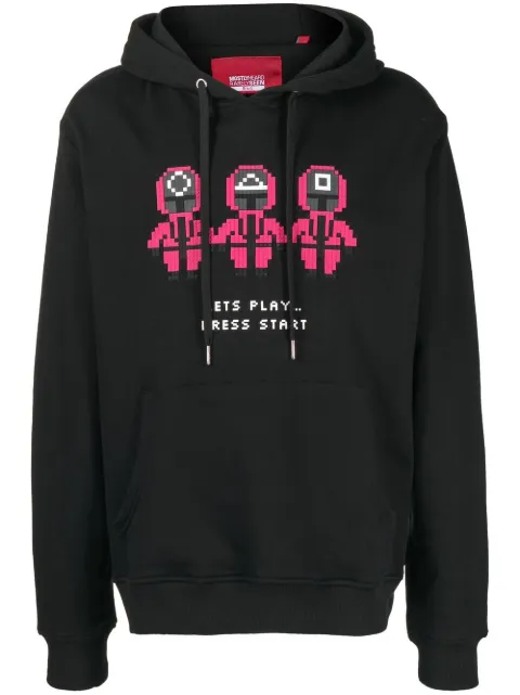 Mostly Heard Rarely Seen 8-Bit Pink Trio drawstring hoodie