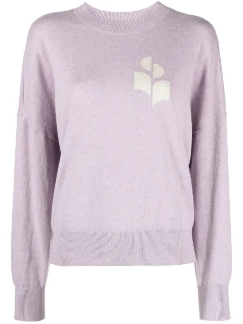 MARANT ÉTOILE Marisans logo-intarsia jumper