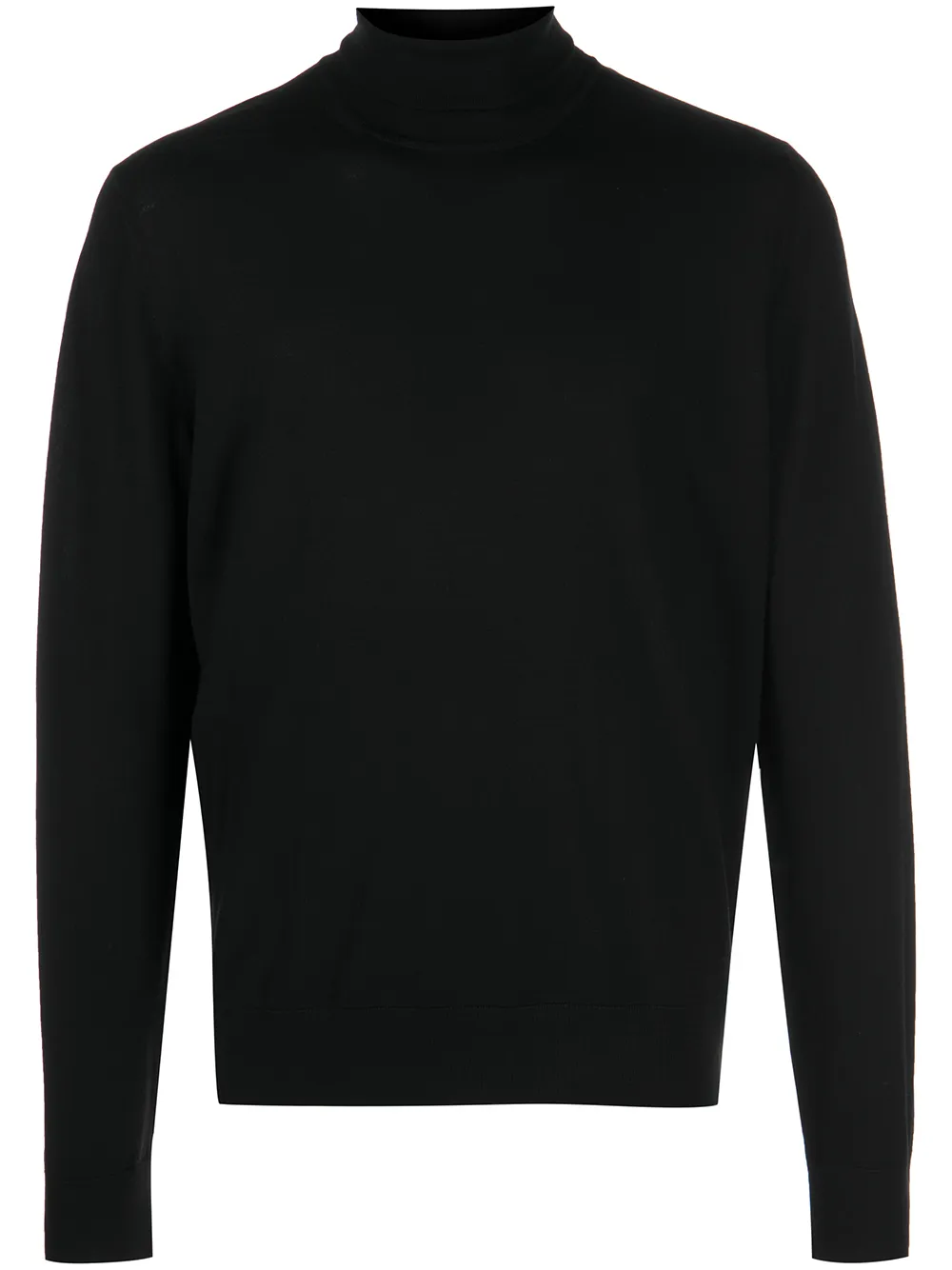 

The Row roll-neck cotton jumper - Black