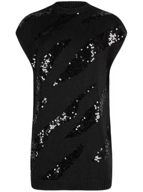 RTA Samantha sequin-embellished knit dress