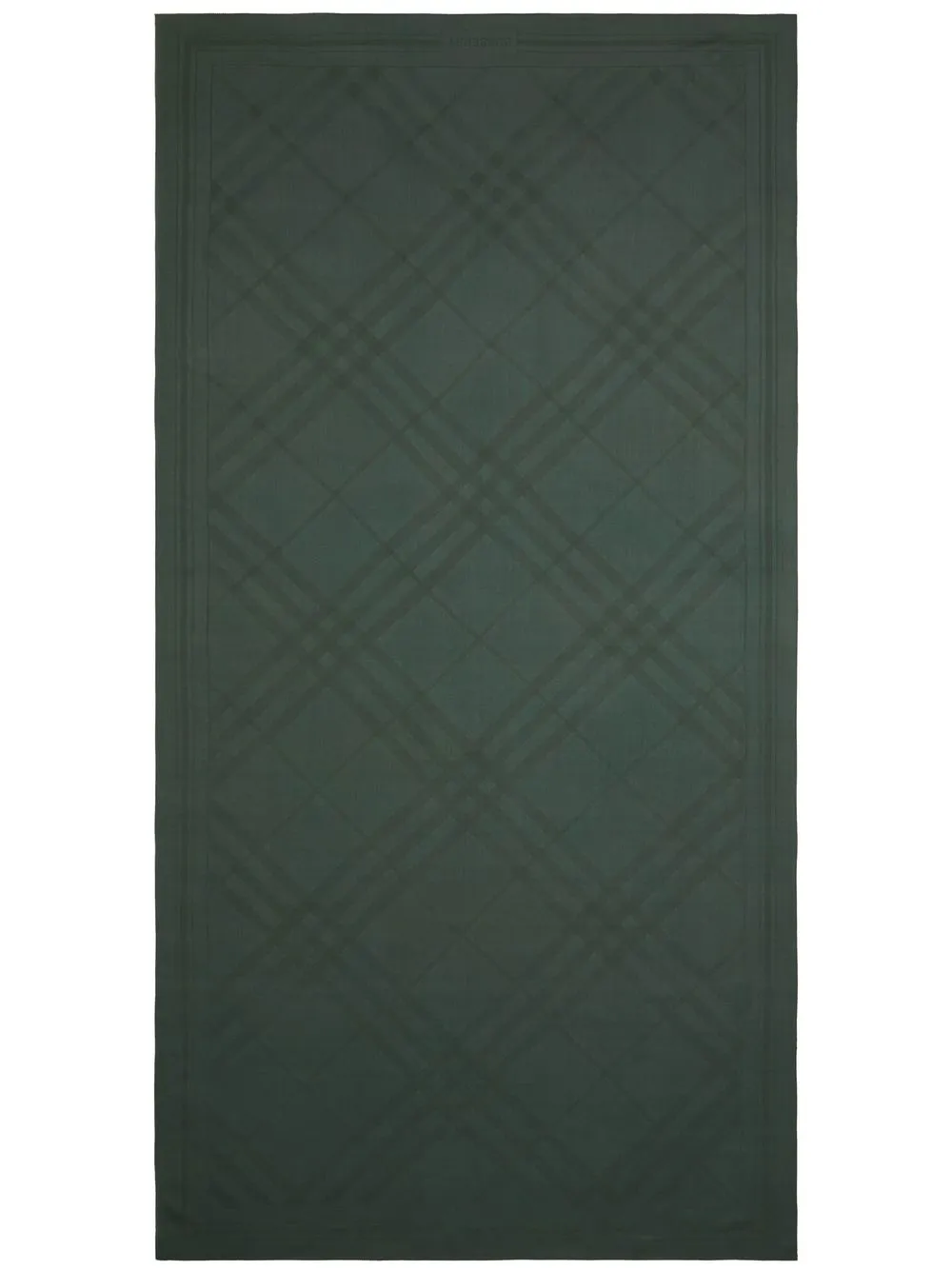 

Burberry check-pattern silk scarf - Green