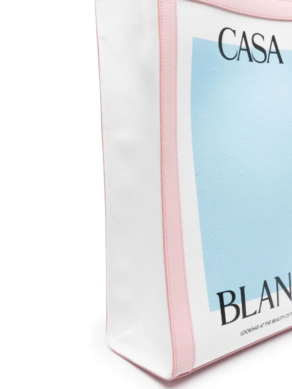 トートバッグ Casablanca CASABLANCA】 Casa Canvas Tote Bag 関税/送料込 (Casablanca