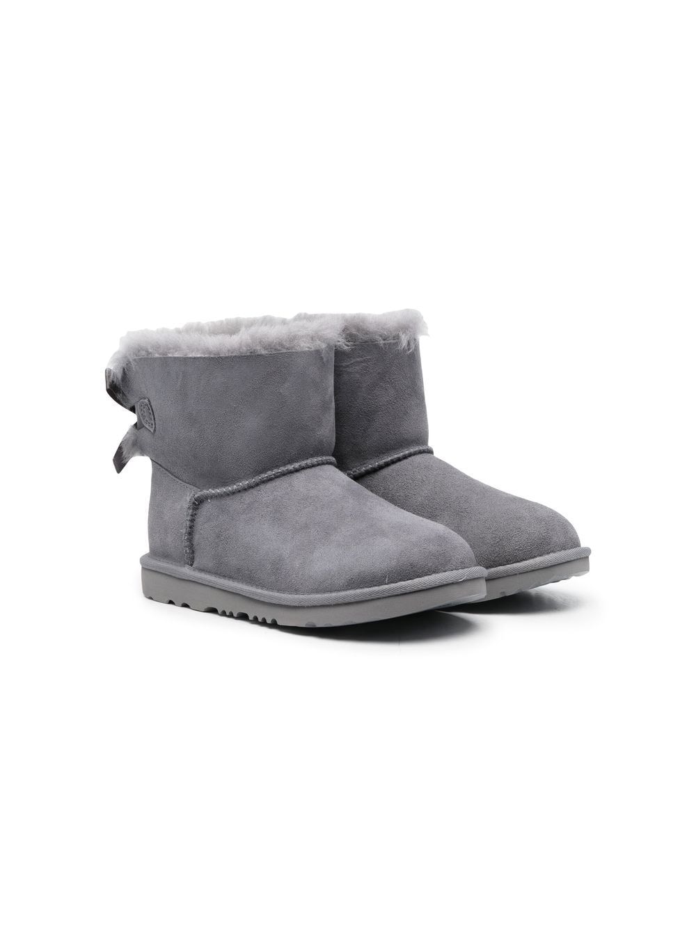 

UGG Kids Mini Bailey Bow II ankle boots - Grey
