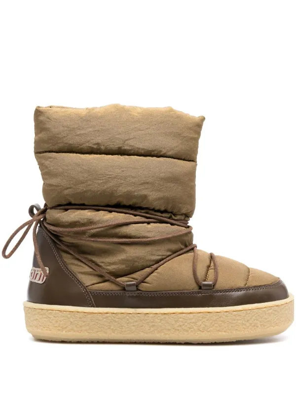 ISABEL MARANT Zimlee パデッド スノーブーツ - Farfetch