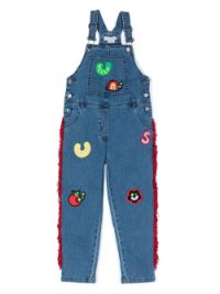 ＜Farfetch＞ Stella McCartney Kids デニムオーバーオール - ブルー画像