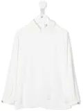 Simonetta long-sleeved polo shirt - White