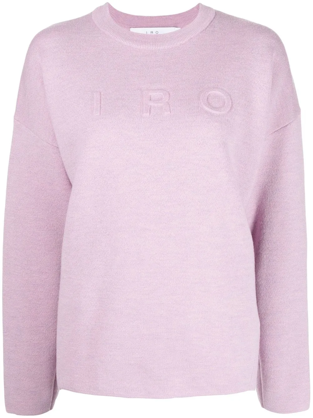 IRO sudadera con logo en relieve - Morado