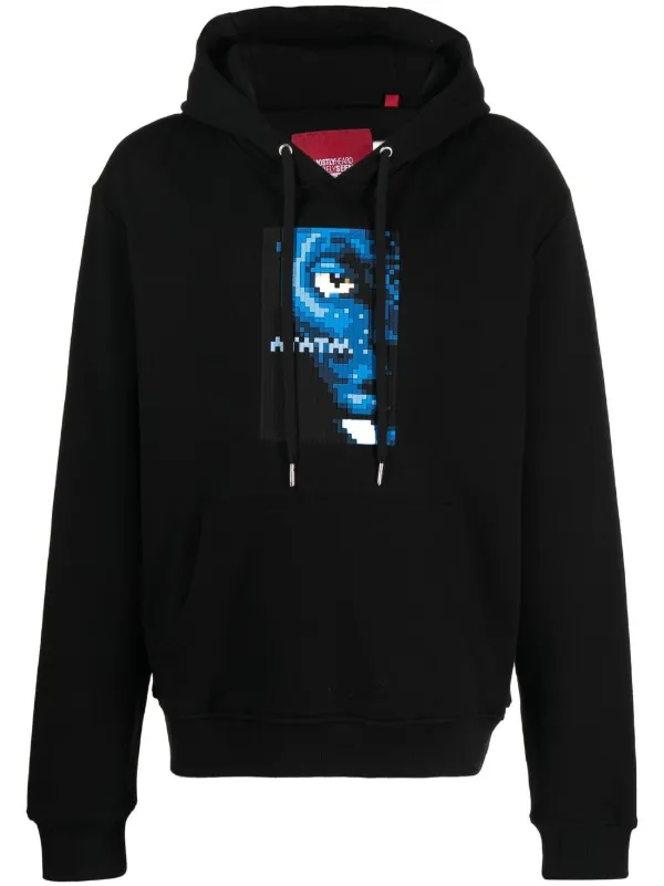 Mostly Heard Rarely Seen 8-Bit graphic-print Pullover Hoodie Black  FARFETCH PH