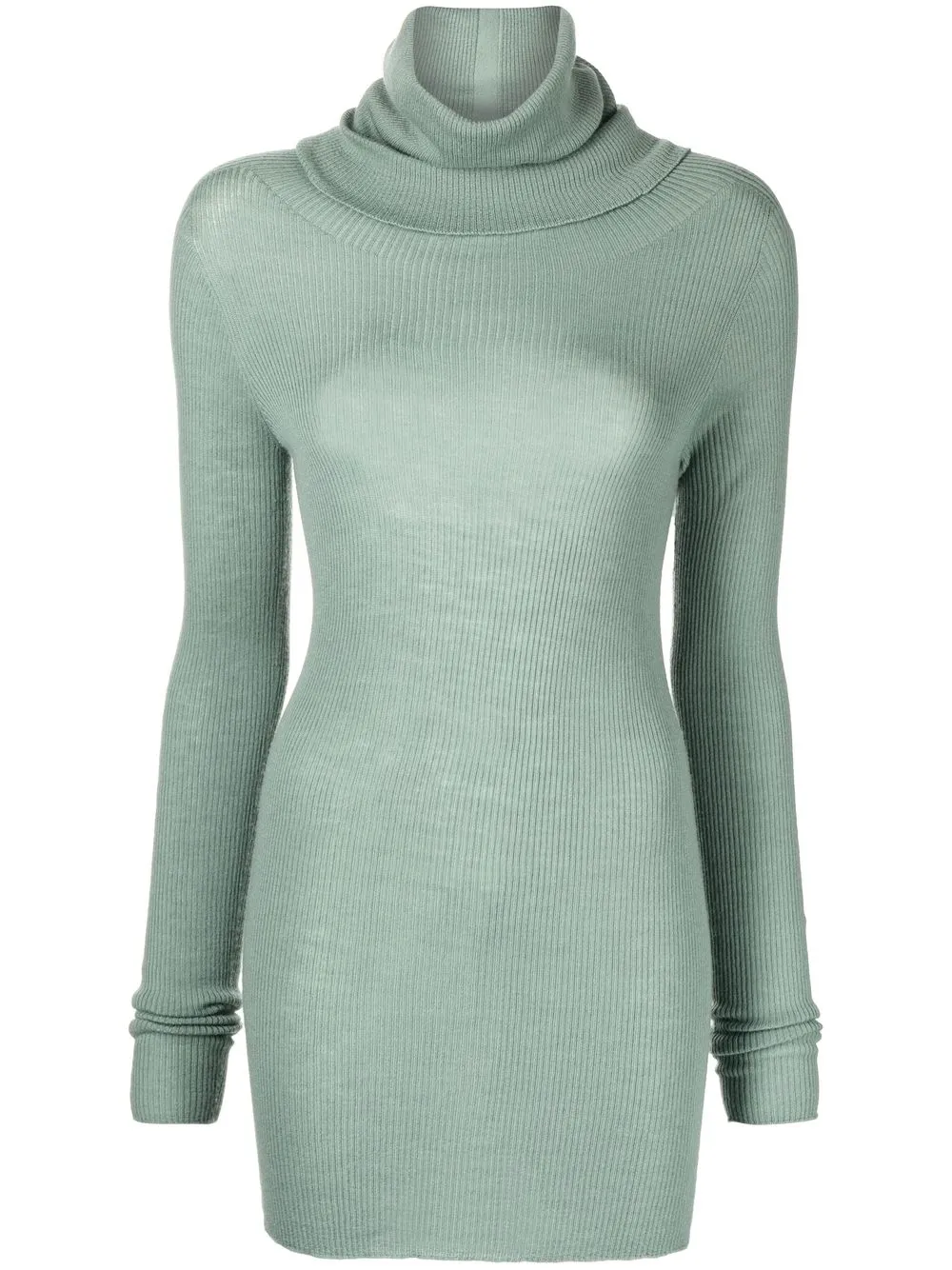 

Rick Owens ribbed-knit roll-neck jumper - Green