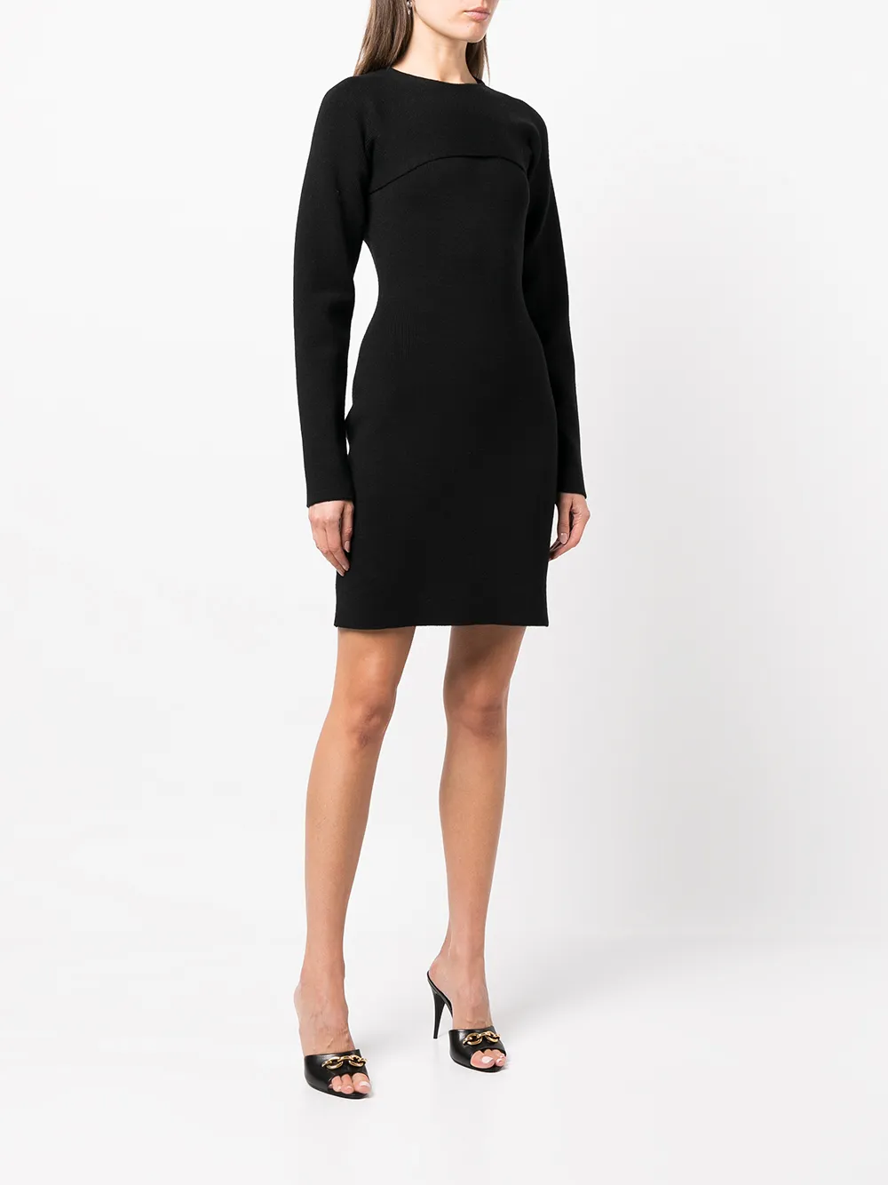  Tom Ford Long-sleeve Minidress - Black 