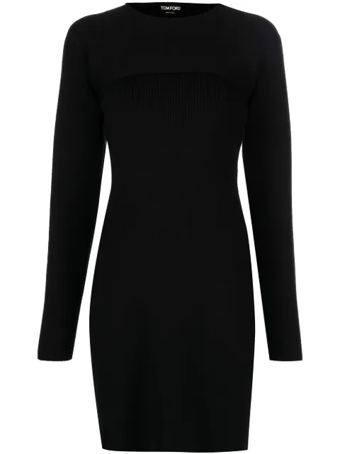 TOM FORD long-sleeve minidress