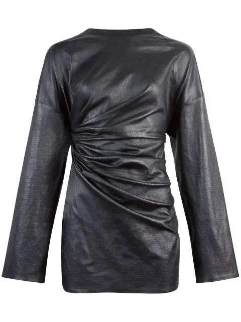 RTA Shauna ruched dress WF22L188D1023BLDRG - 0