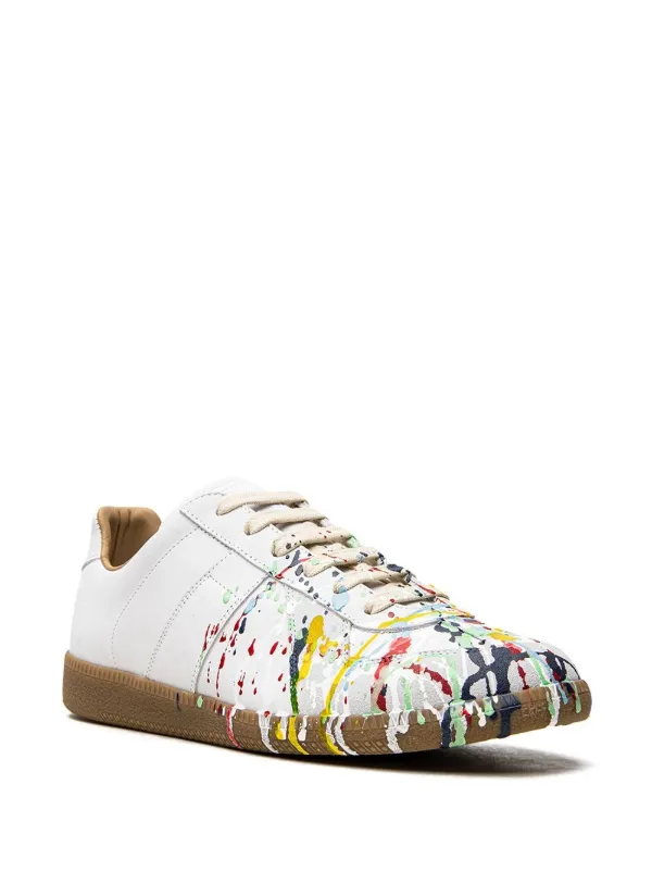 Maison Margiela Replica Paint splatter-effect low-top Sneakers