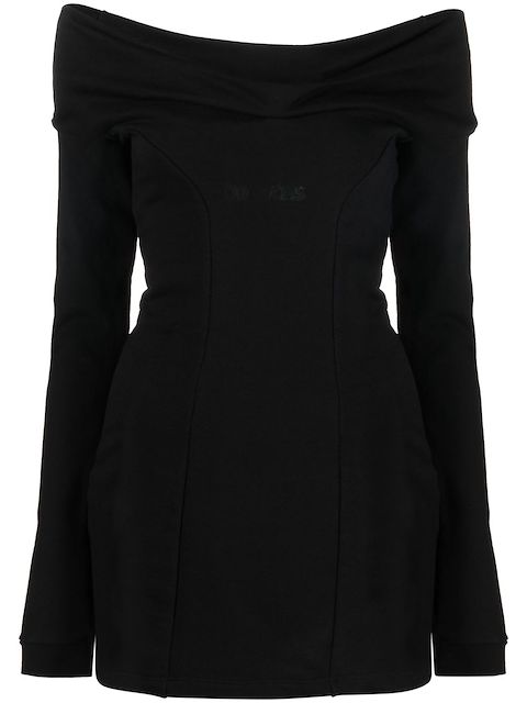 Gcds off-shoulder mini dress