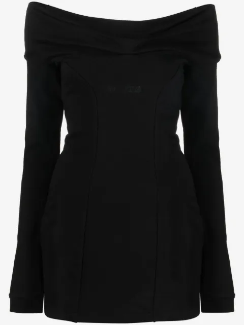 GCDS off-shoulder mini dress