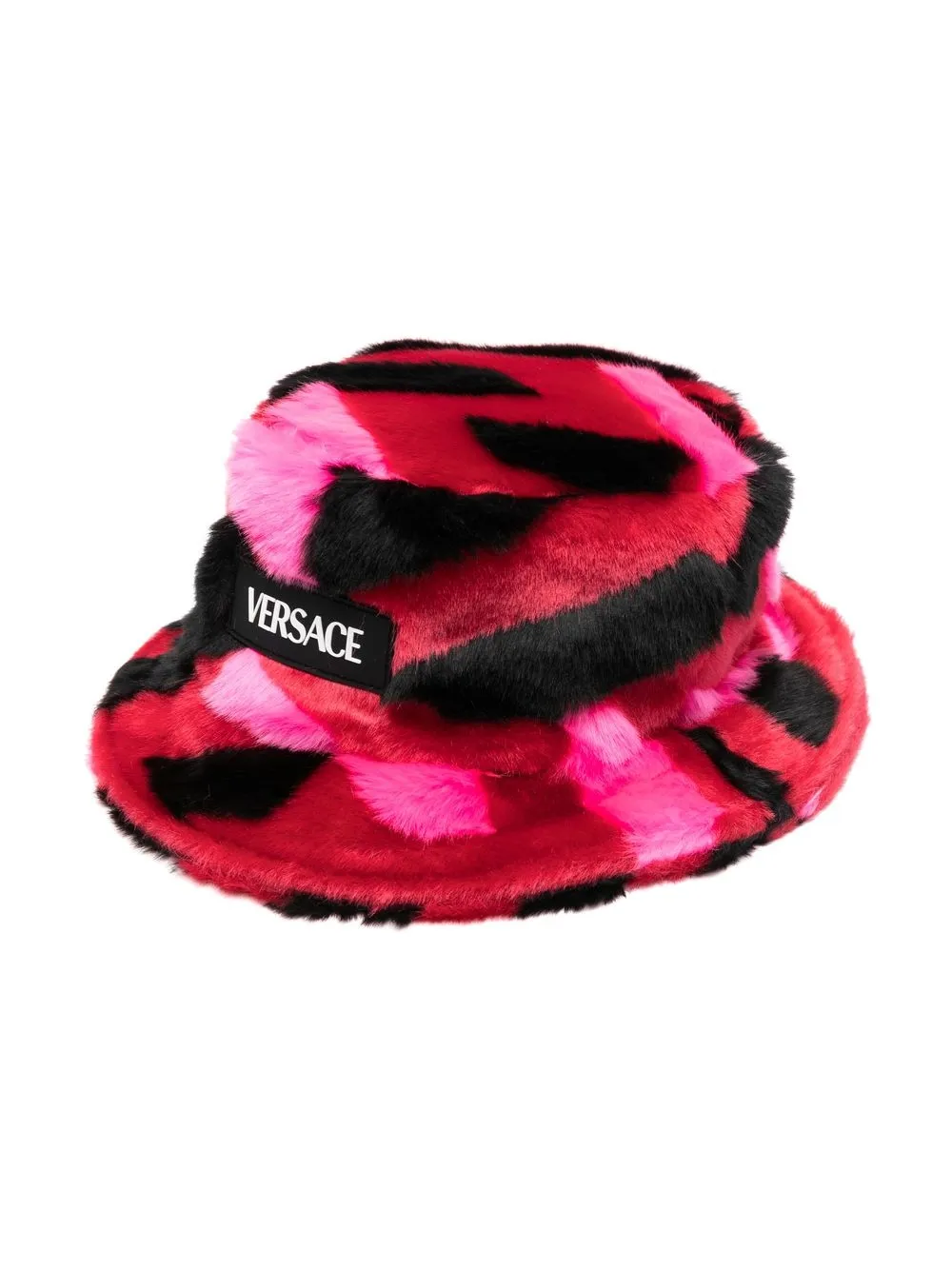 

Versace Kids gorro de pescador con logo - Rojo