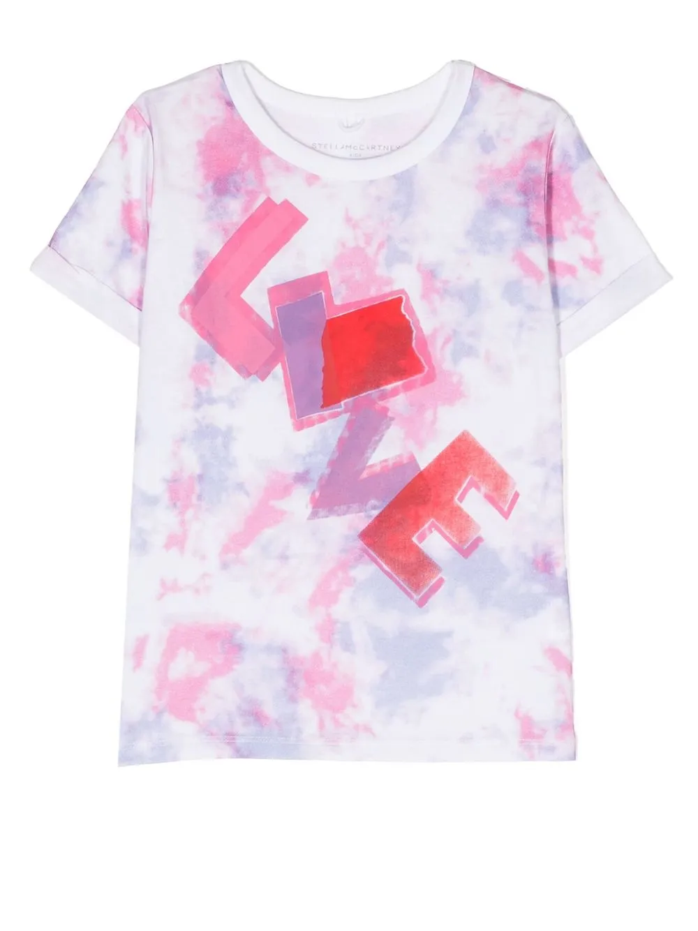 

Stella McCartney Kids printed cotton T-shirt - Pink