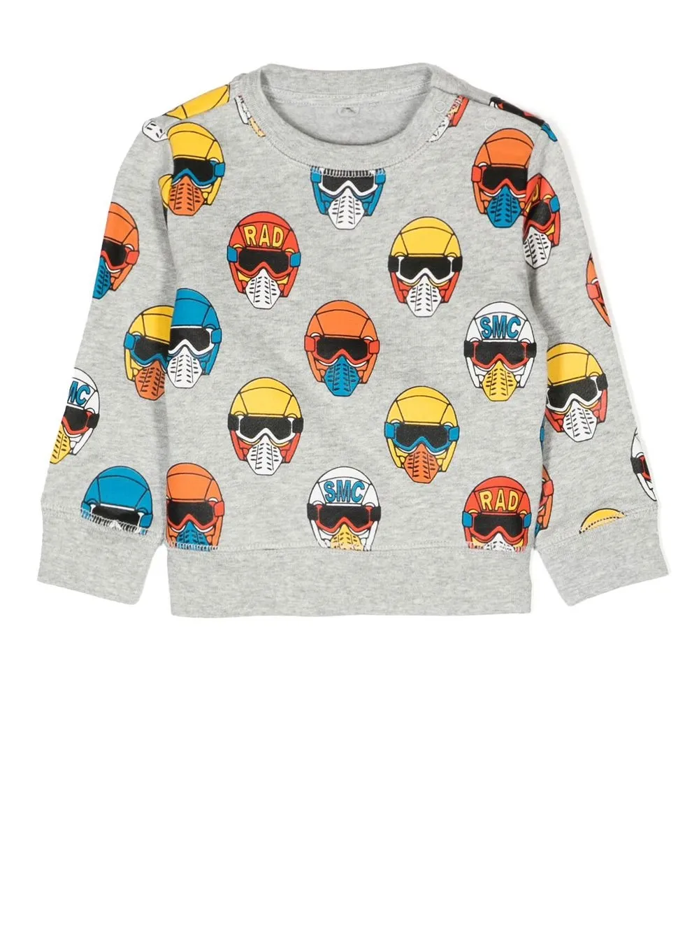 

Stella McCartney Kids graphic-print cotton sweatshirt - Grey