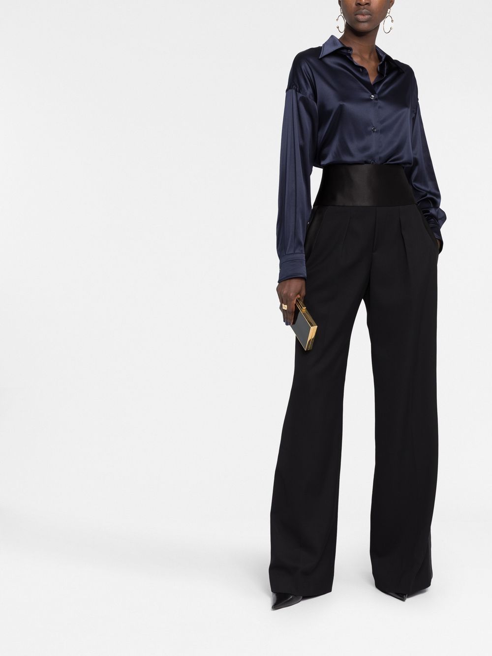 TOM FORD High waist broek - Zwart