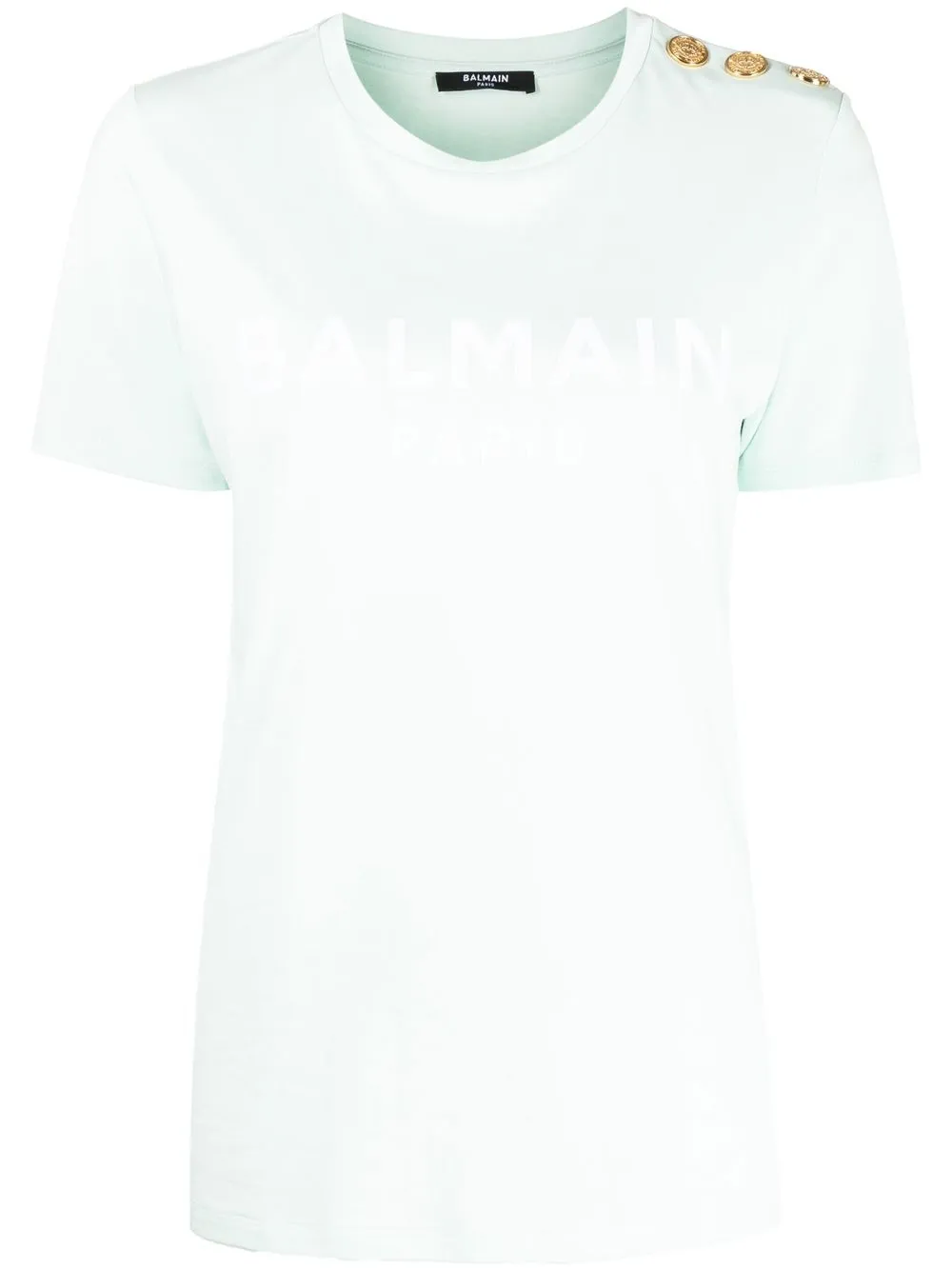 

Balmain playera con logo estampado - Verde