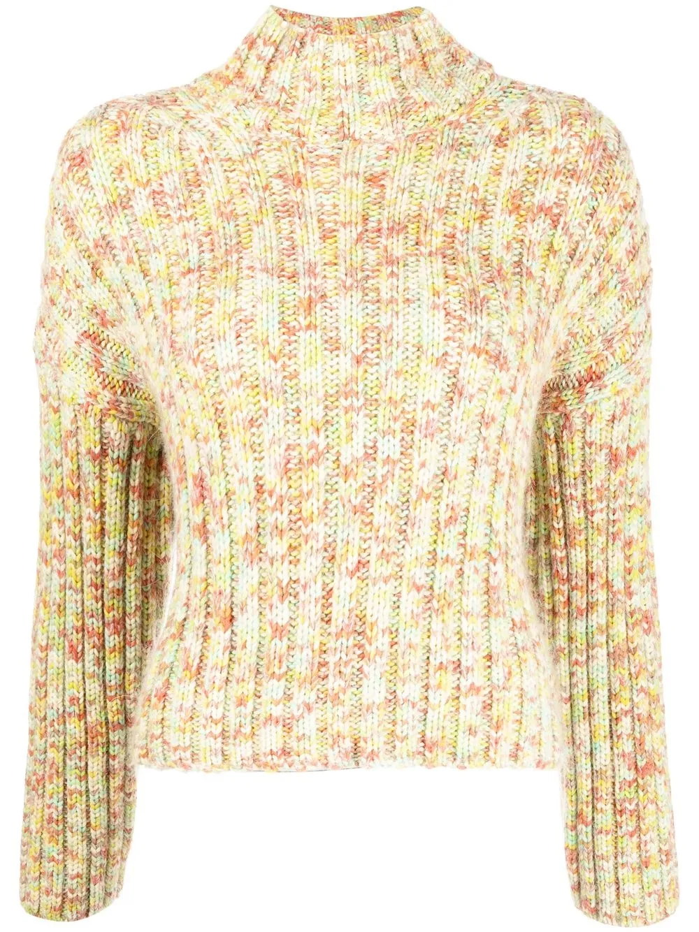 

IRO high-neck ribbed-knit jumper - Yellow