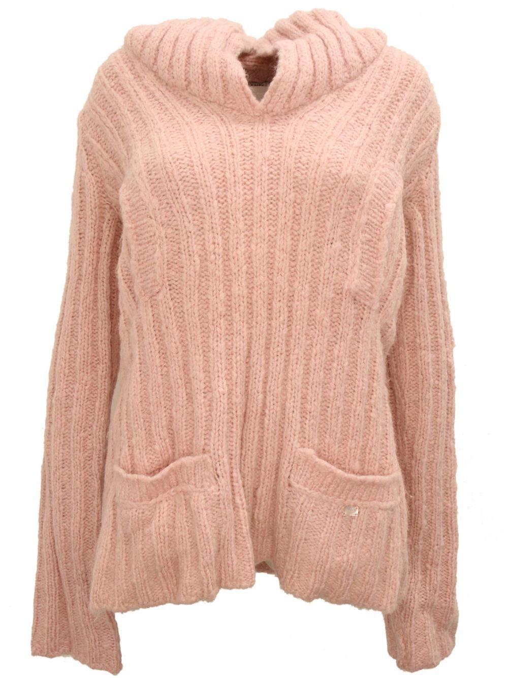 Chanel Pre-Owned 2004 ribbed-knit high-neck jumper