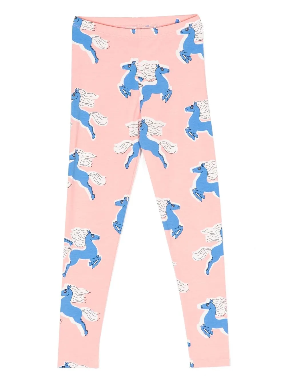 

Mini Rodini horse-print leggings - Pink