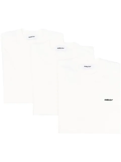 AMBUSH embroidered-logo detail T-shirt