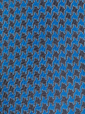 Cravatta con motivo pied-de-poule Blu Farfetch Uomo Accessori Cravatte e accessori Papillon 
