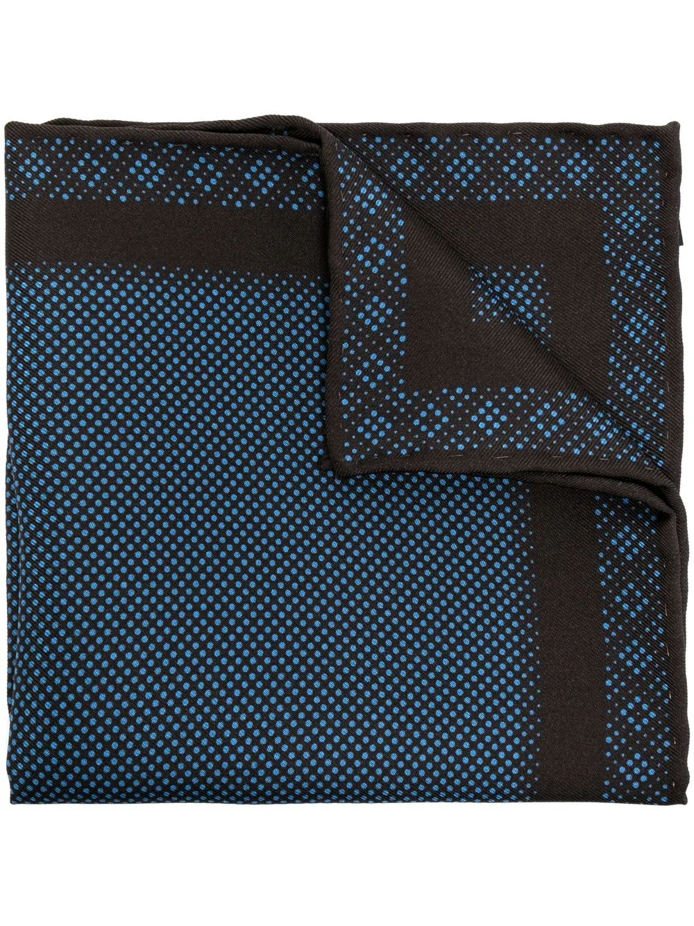 

Brioni pañuelo de bolsillo con estampado de lunares - Negro