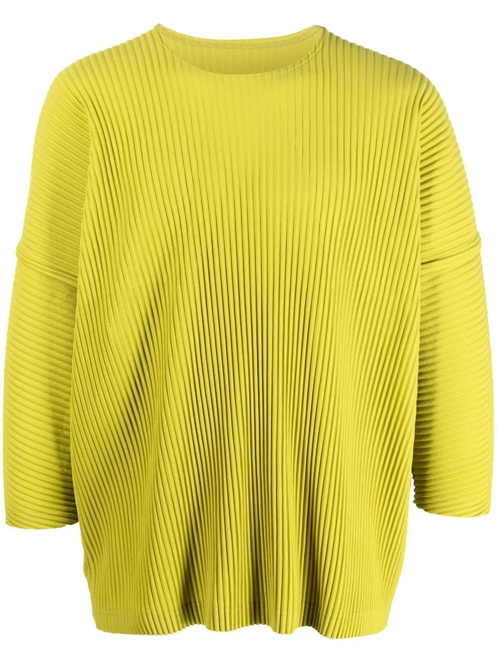 

Homme Plissé Issey Miyake plissé crew-neck jumper - Green