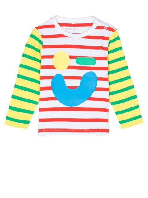 Stella McCartney Kids striped long-sleeved top