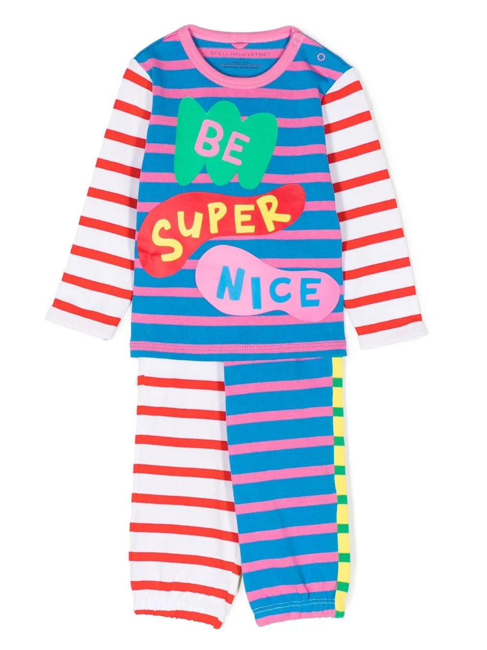 

Stella McCartney Kids traje deportivo con diseño color block - Multicolor