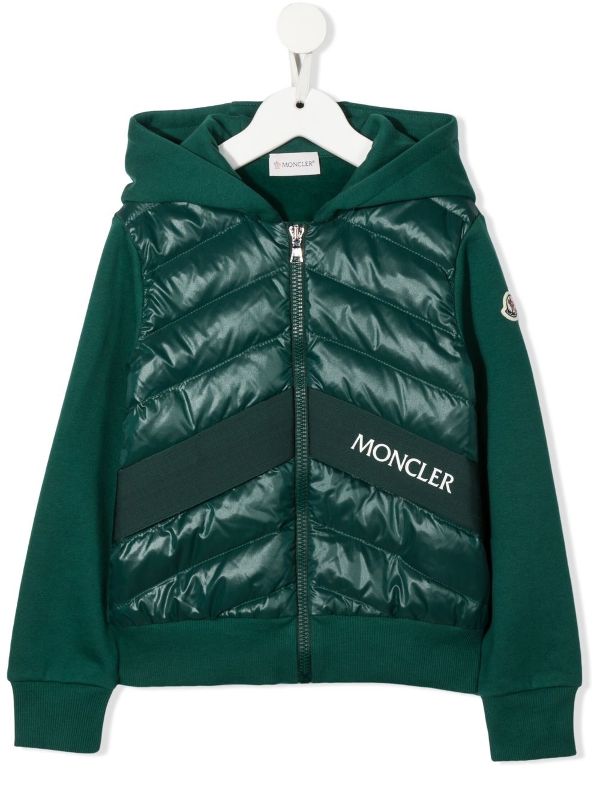 Moncler dark cheap green jacket